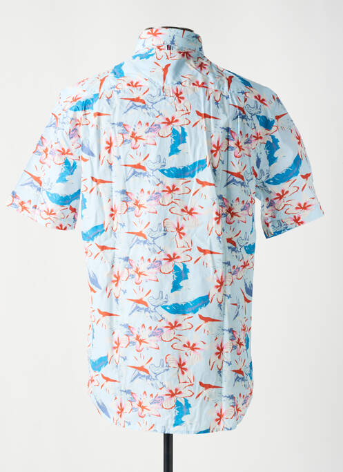 Chemise manches courtes bleu CAMBRIDGE pour homme