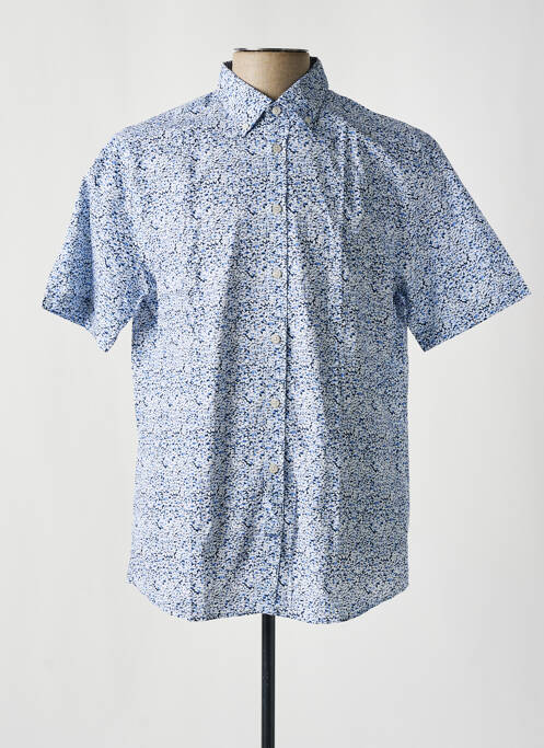 Chemise manches courtes bleu CAMBRIDGE pour homme