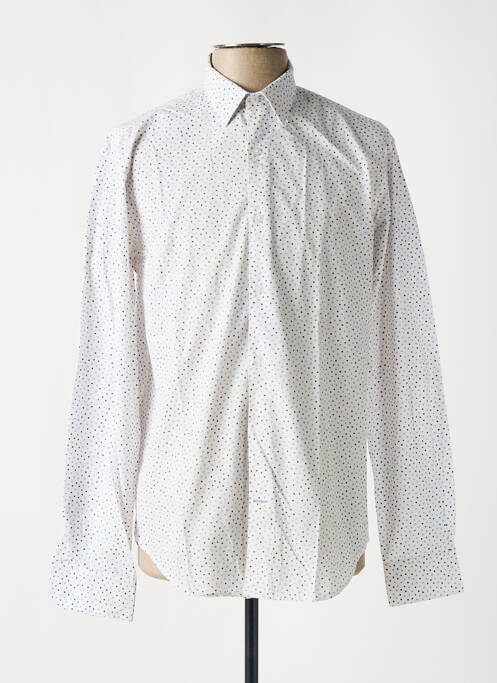 Chemise manches longues blanc SERGE BLANCO pour homme