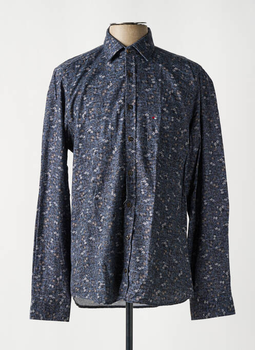Chemise manches longues bleu JUPITER pour homme