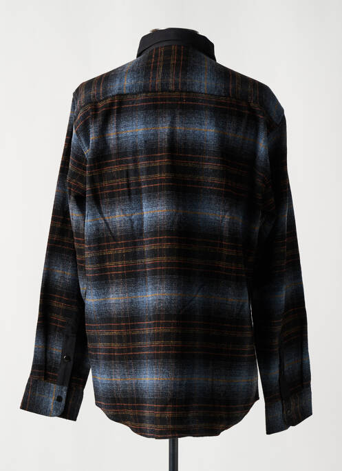 Chemise manches longues bleu MONTE CARLO pour homme