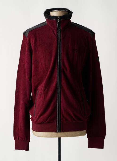 Polaire rouge MONTE CARLO pour homme