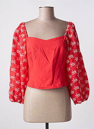 Blouse manches longues manches longues rouge SALSA femme