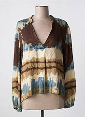Blouse marron PLEASE pour femme seconde vue