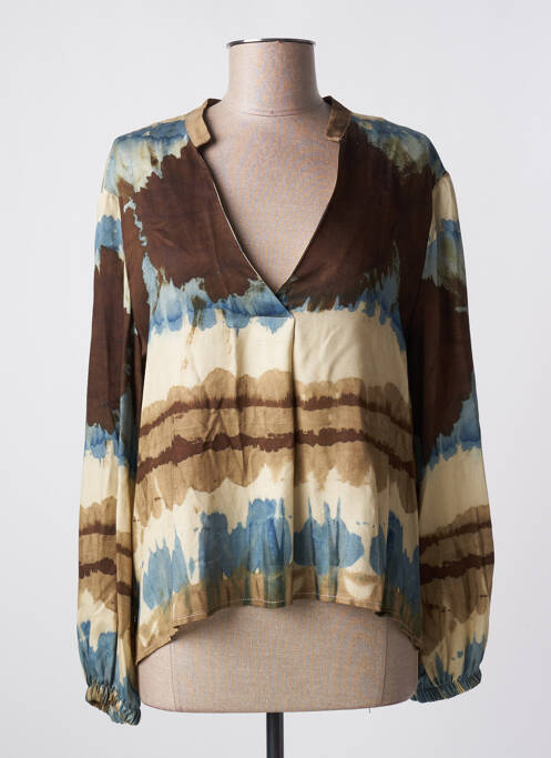 Blouse marron PLEASE pour femme