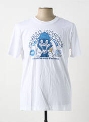 T-shirt blanc SKULLS MACHINE pour homme seconde vue