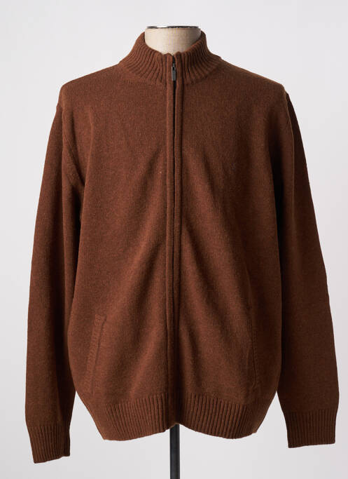Gilet manches longues marron STOZZI ADRIANO pour homme
