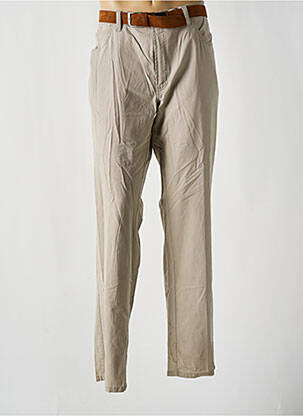 Pantalon droit poches beige PIONIER homme