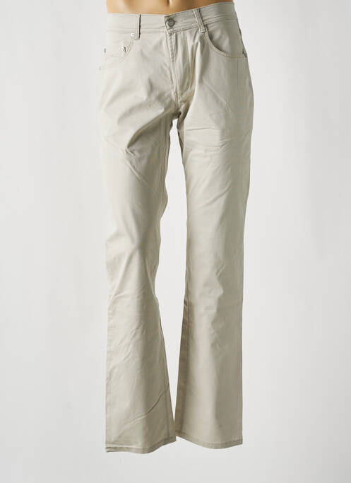 Pantalon droit beige PIONEER pour homme