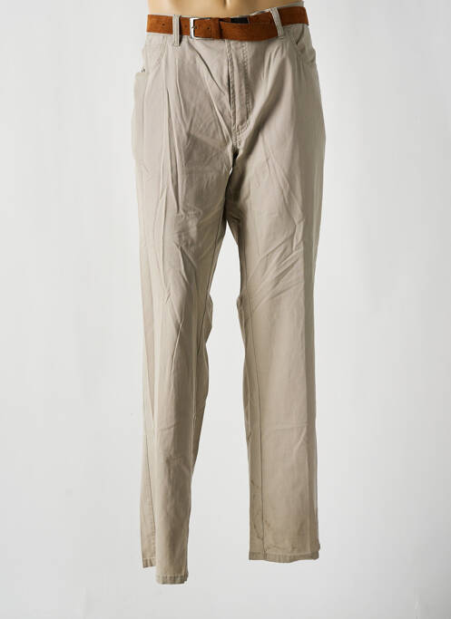 Pantalon droit beige PIONIER pour homme