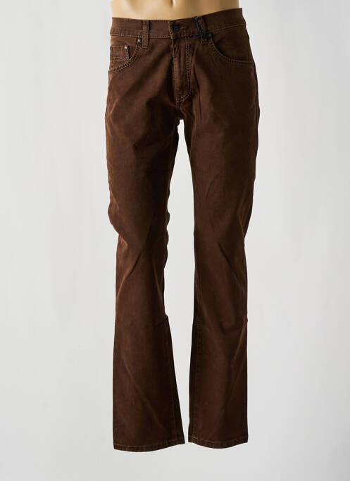 Pantalon slim marron PIONEER pour homme