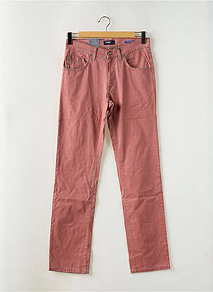 Jeans coupe slim stretch taille normale rouge PIONEER homme