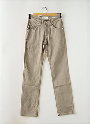 Jeans coupe slim stretch taille normale marron PIONEER homme