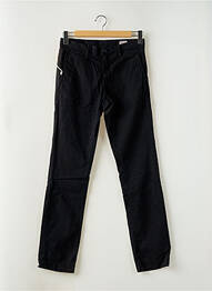 Pantalon chino tissage popeline taille normale noir TEDDY SMITH homme