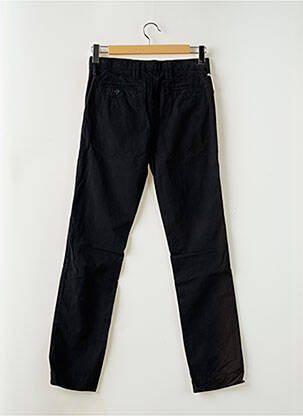Pantalon chino tissage popeline taille normale noir TEDDY SMITH homme