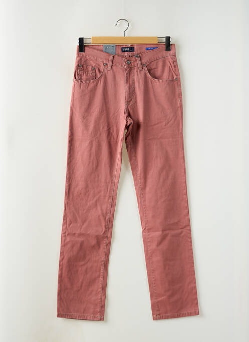 Jeans coupe slim stretch taille normale rouge PIONEER homme