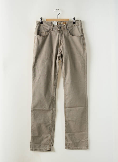 Jeans coupe slim marron PIONEER pour homme