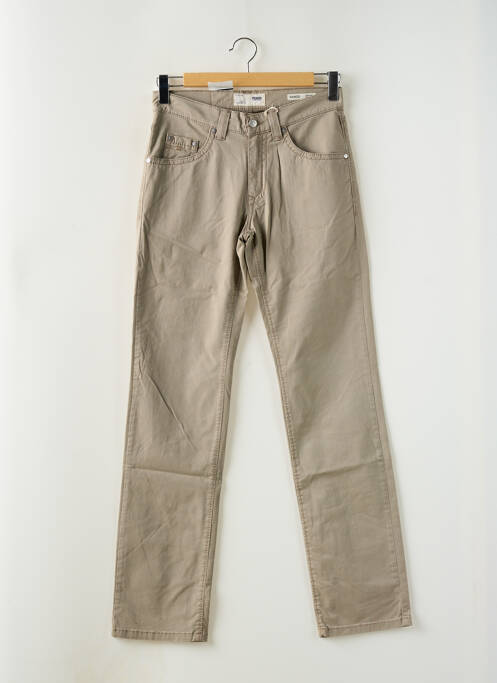 Jeans coupe slim marron PIONEER pour homme