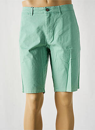 Bermuda coupe droite taille normale vert CAMBRIDGE homme