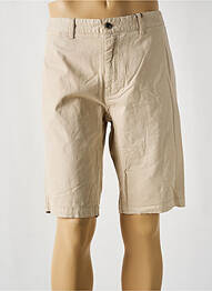 Bermuda coupe droite taille normale beige CAMBRIDGE homme