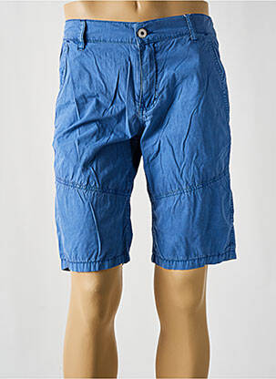 Bermuda taille élastique bleu TBS femme