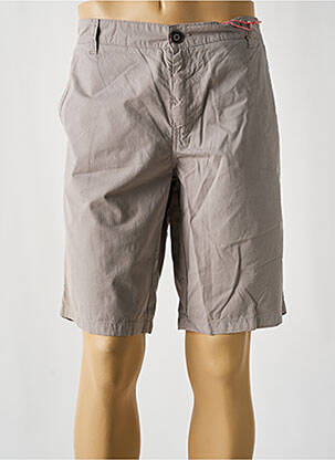 Bermuda coupe droite gris TIBET homme