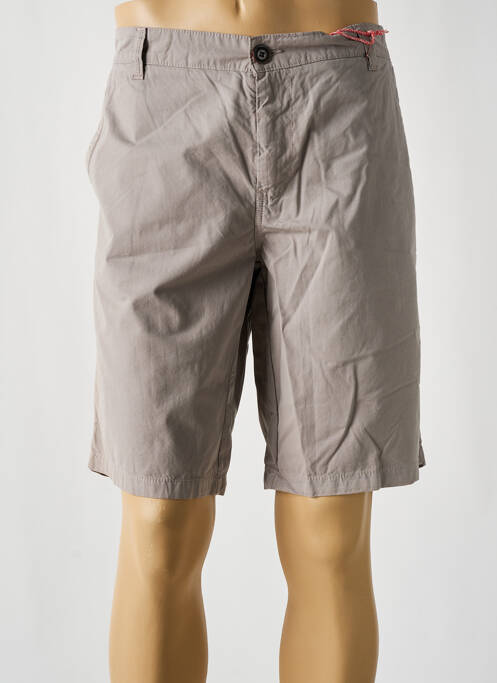 Bermuda coupe droite gris TIBET homme