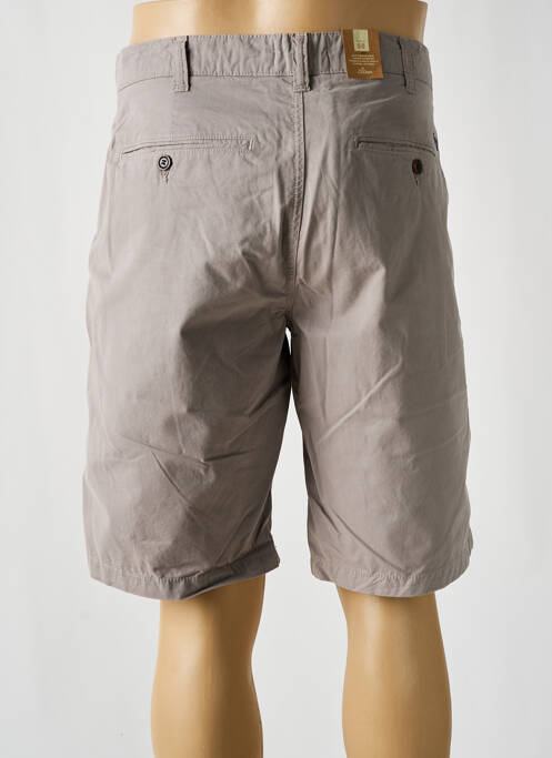 Bermuda coupe droite gris TIBET homme