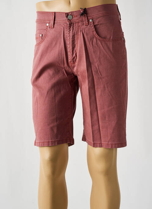 Bermuda rouge PIONEER pour homme