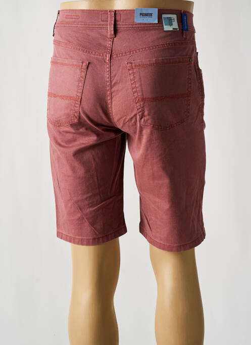 Bermuda rouge PIONEER pour homme