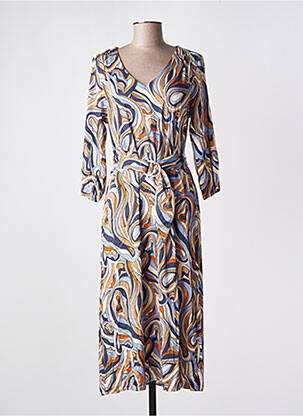 Robe longue manches longues manches longues beige LOLA ESPELETA femme