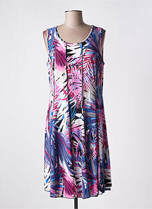 Robe courte sans manche sans manche violet GENUINE femme