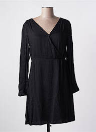 Robe courte manches longues manches longues noir LOLA ESPELETA femme