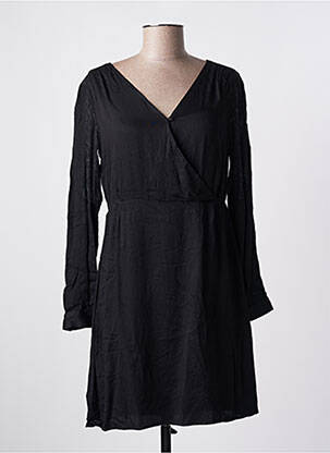 Robe courte manches longues manches longues noir LOLA ESPELETA femme
