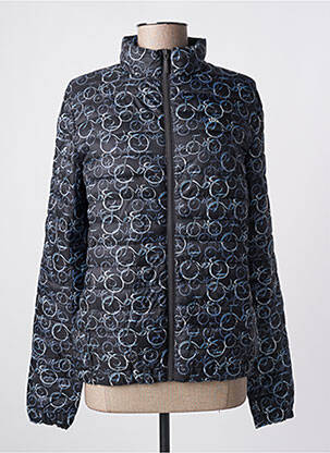 Doudoune poches sans capuche bleu TBS femme