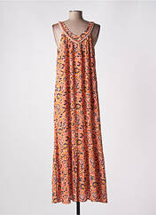 Robe longue orange LOLA ESPELETA pour femme seconde vue