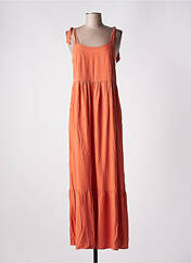 Robe longue orange LOLA ESPELETA pour femme seconde vue