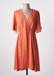 Robe mi-longue orange LOLA ESPELETA pour femme seconde vue