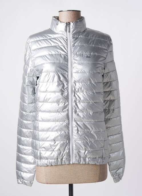 Doudoune poches sans capuche argent TBS femme