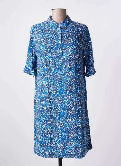 Robe courte bleu LOLA ESPELETA pour femme