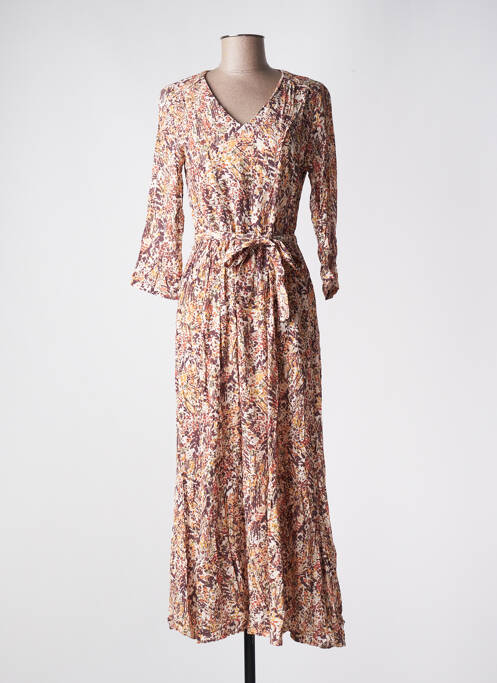 Robe longue beige JULIE GUERLANDE pour femme