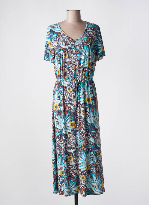 Robe longue bleu GRIFFON pour femme