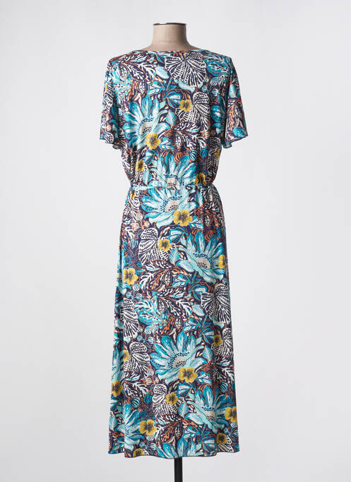 Robe longue bleu GRIFFON pour femme