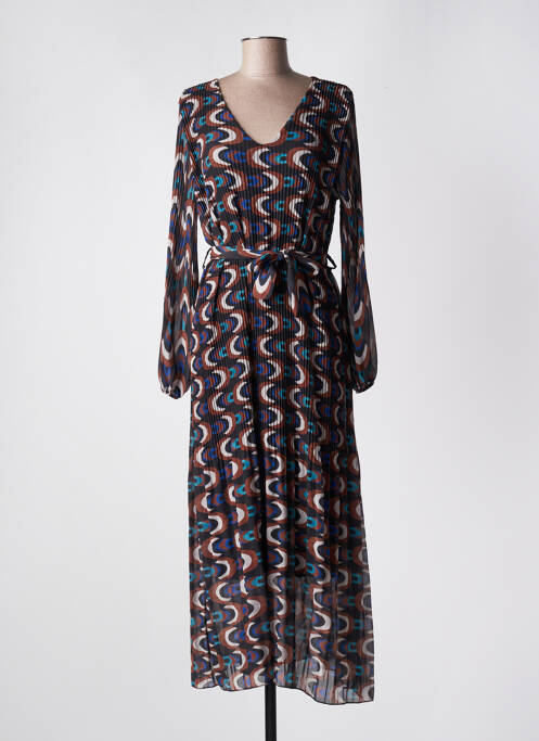 Robe longue marron OTTANTOTTO pour femme