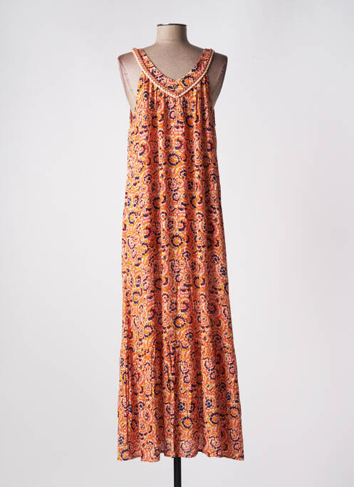Robe longue orange LOLA ESPELETA pour femme