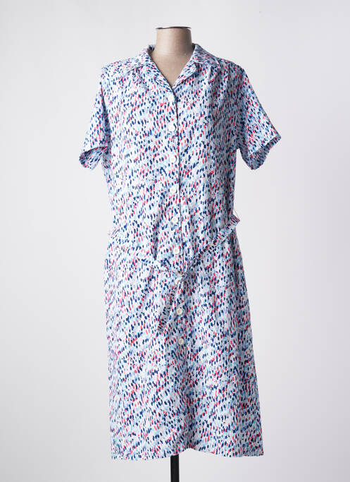 Robe mi-longue bleu GRIFFON pour femme
