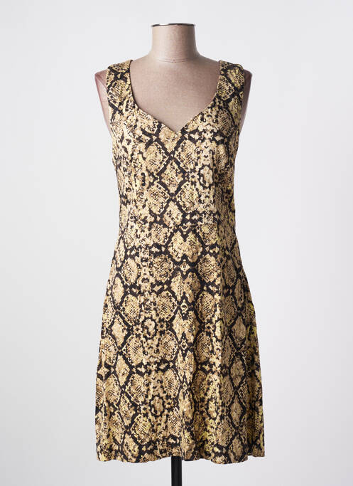 Robe mi-longue jaune LOLA ESPELETA pour femme