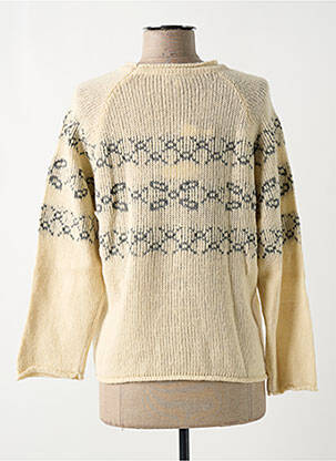 Pull coupe droite manches longues beige COASTLINE femme