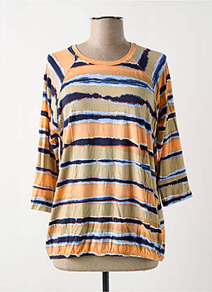 Top tissage jersey manches 3/4 beige BRANDTEX femme