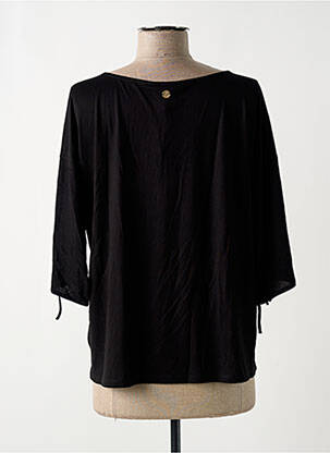 Top tissage jersey manches 3/4 noir LOLA ESPELETA femme